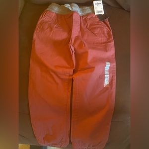 Burgundy toddler pants